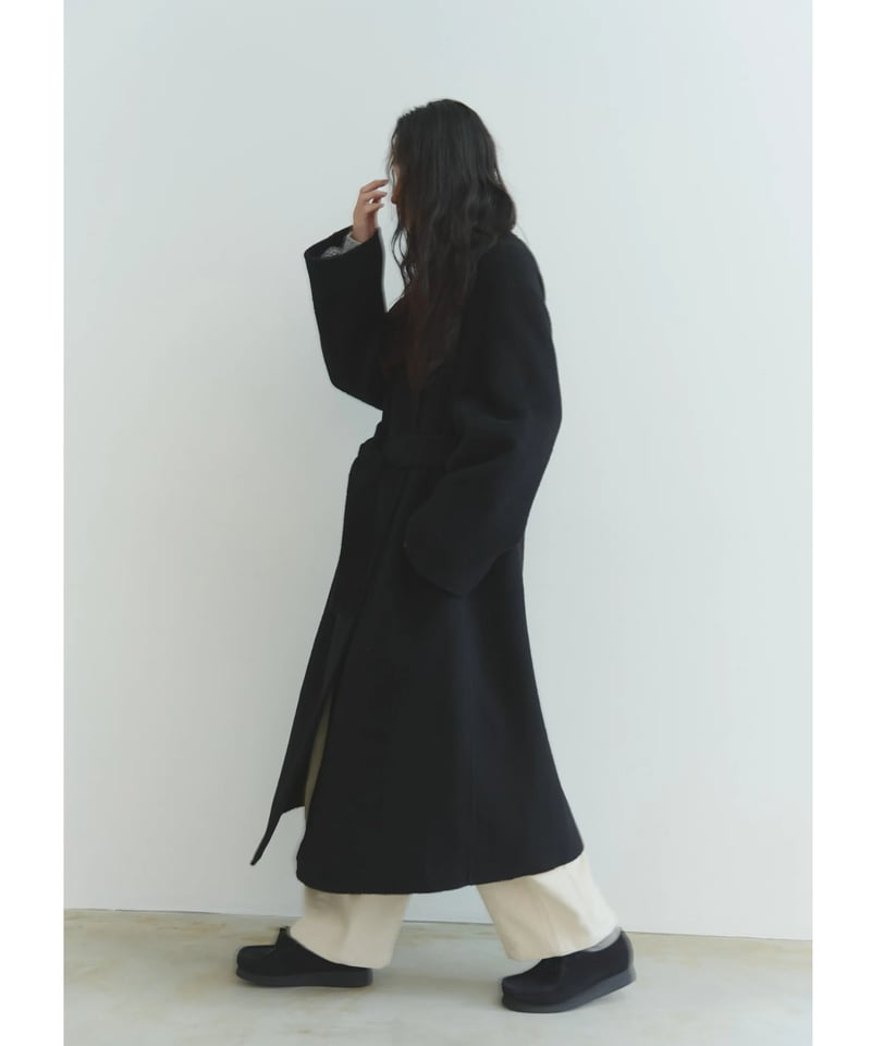 double face wool stand collar coat/2color | F A