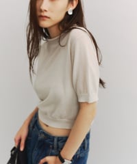 【FINE】compact sheer knit/2color