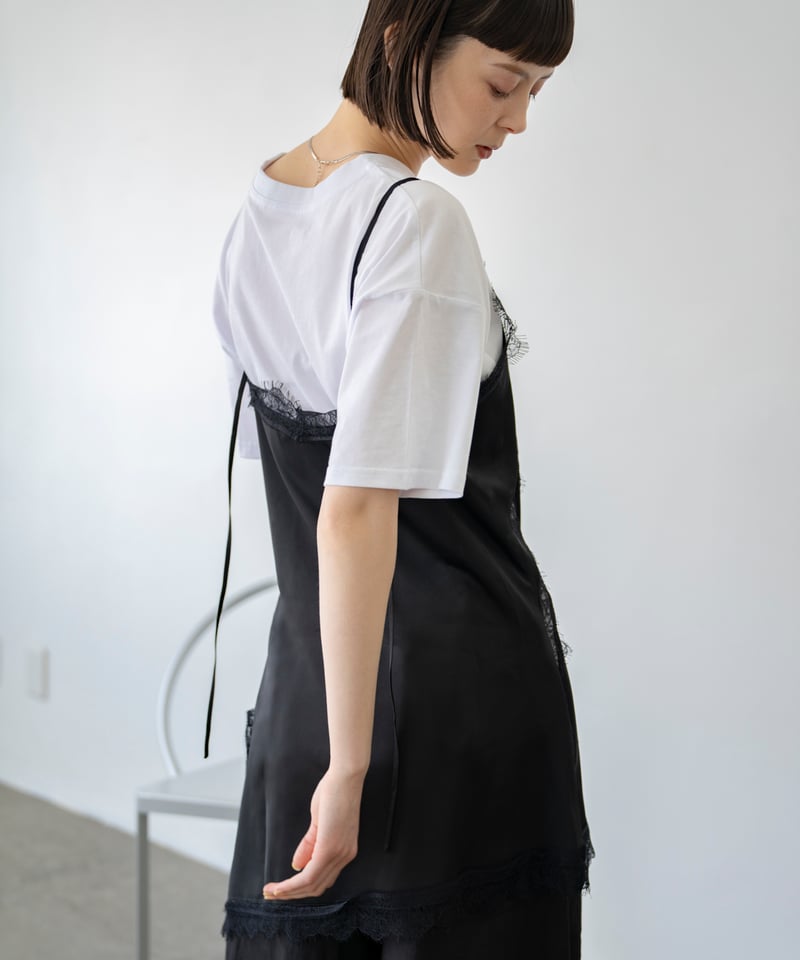 sacai × Pendleton アシンメリーキャミソール asymmetrical lace camisole | F A S H I R U