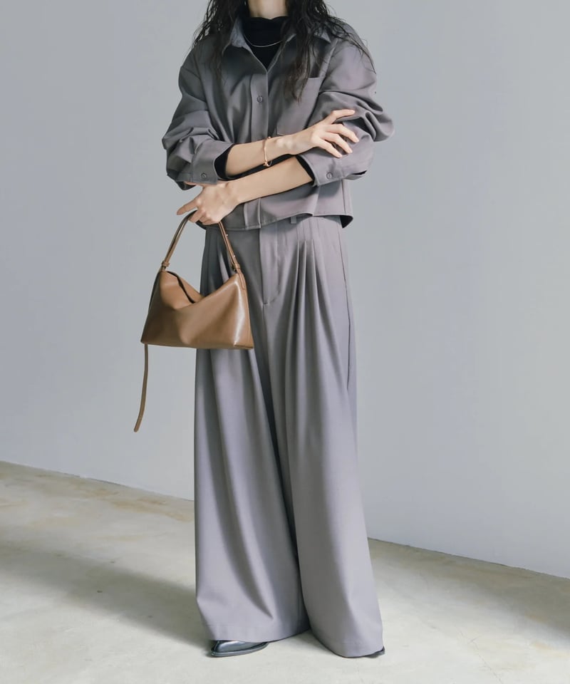 セットアップ②LUZeSOMBRA フード付きM ネイビー/グレー THOUSAND MILE/ベルトキャミソール パンツ セットアップ