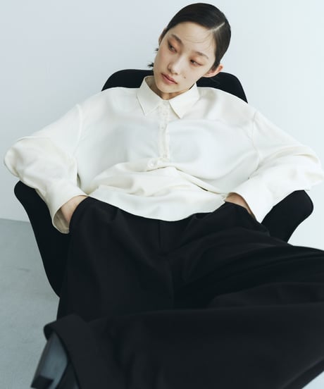 【FINE】smooth waist shape shirts