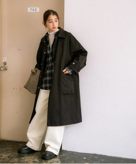 soutien collar coat -middle-【綿100%】