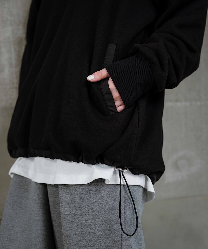 design sweat drawstring pullover/2color | F A S design sweat drawstring pullover/2color | F A S