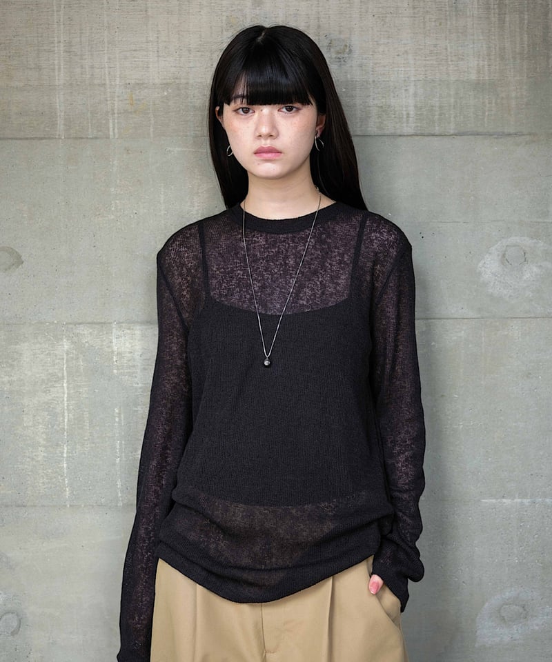 sheer knit/2type/5color | F A S H I R U