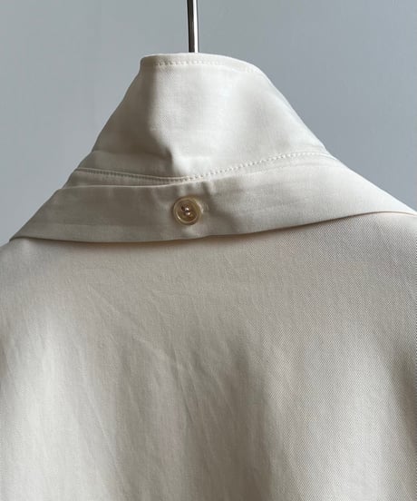 【FINE】wrap stand collar shirt / 2color