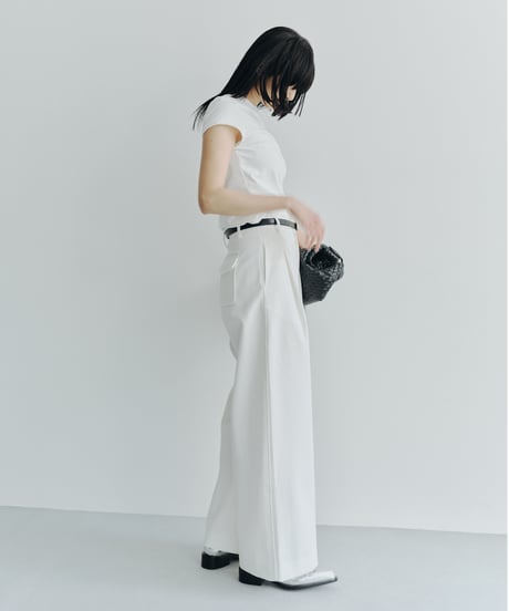 【FINE】tuck wide trousers/3size