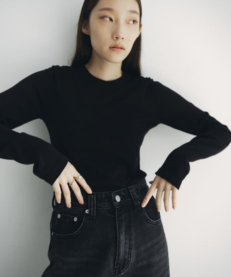 【FINE】basic long cut sew/4color