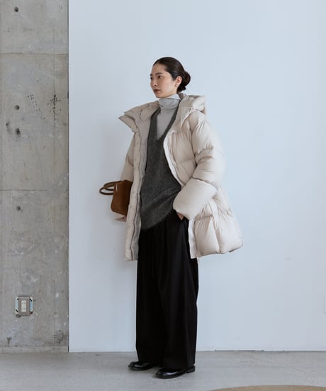 【FINE】relax tie trousers/3color