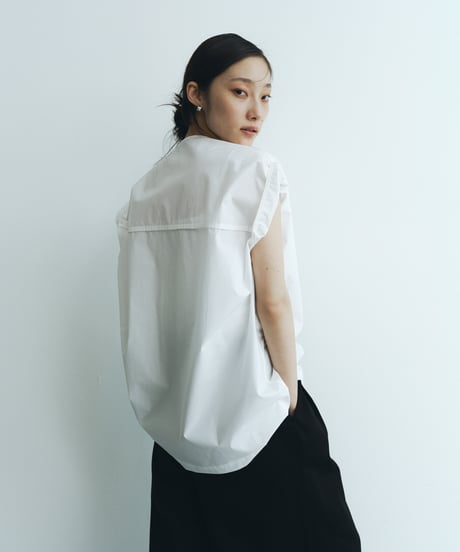 【FINE】square flap blouse