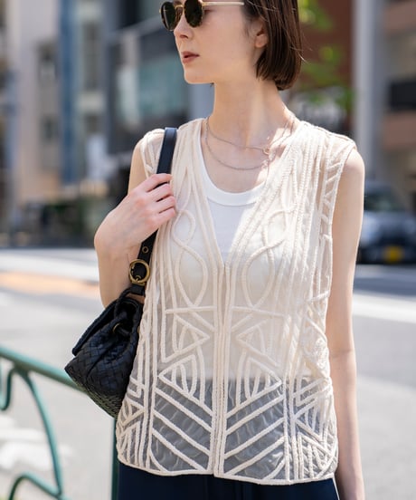 embroidered vest