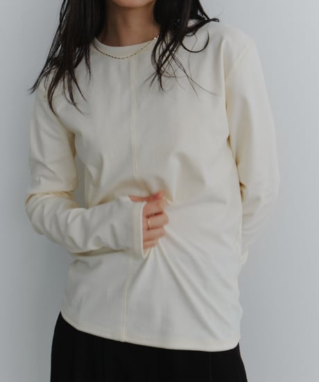 simple long sleeve T / 2type / 6color