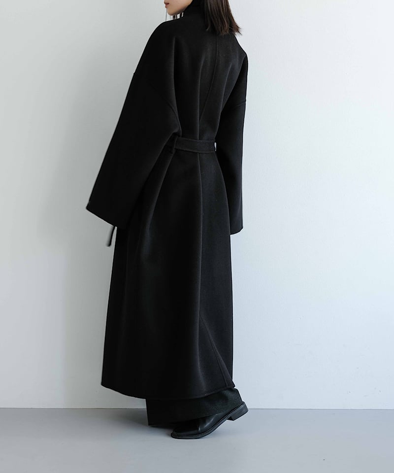 stand collar wool coat | F A S H I R U