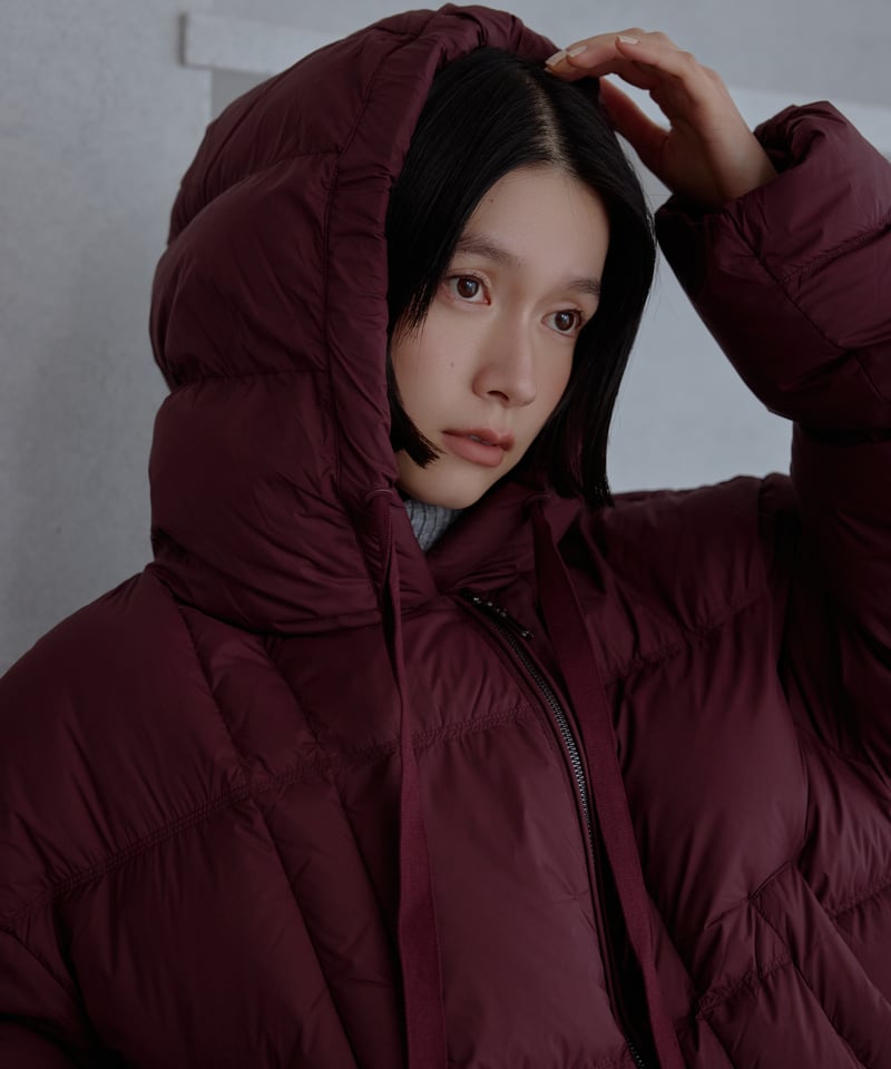 hoodie middle down jacket/2color | F A S H I R U