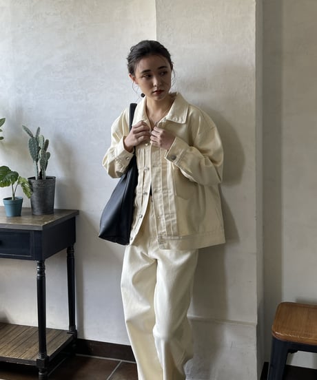 oversized denim jacket/2color（setup対応）
