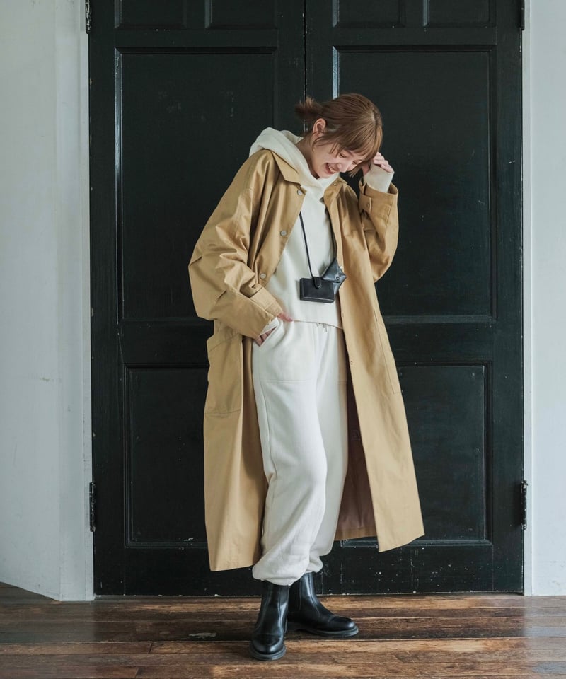 Selfhood long coat ステンカラーコート ロングコート