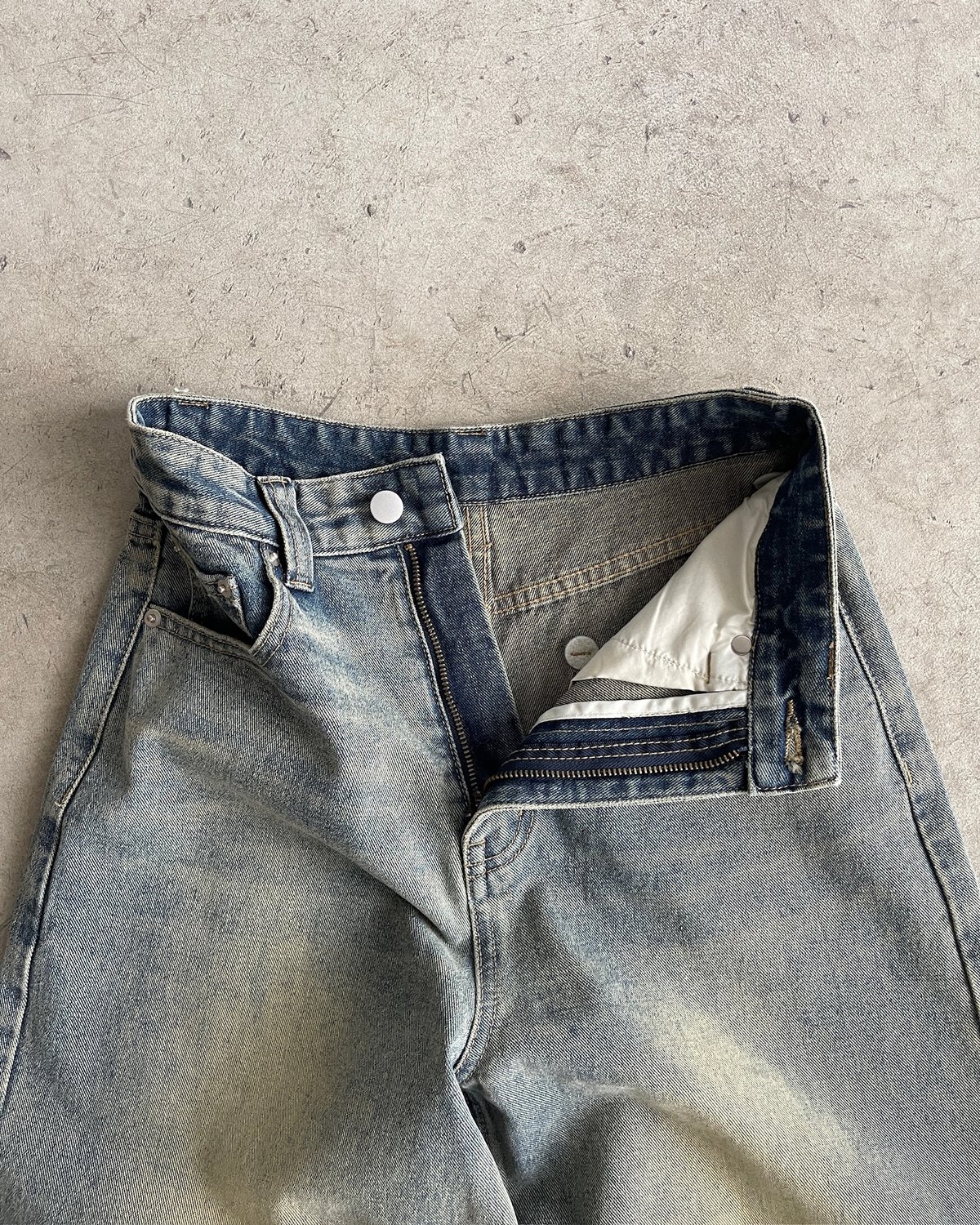 fashiru✖️SOMETHING buggy fit jeans size2 予約】［FASHIRU × SOMETHING］baggy fit Jeans(Japan