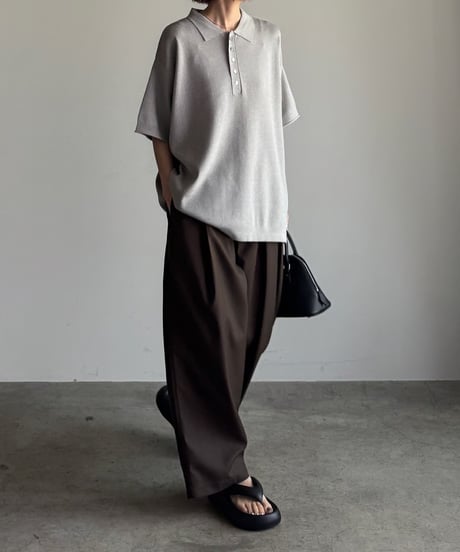 big polo knit / 2color