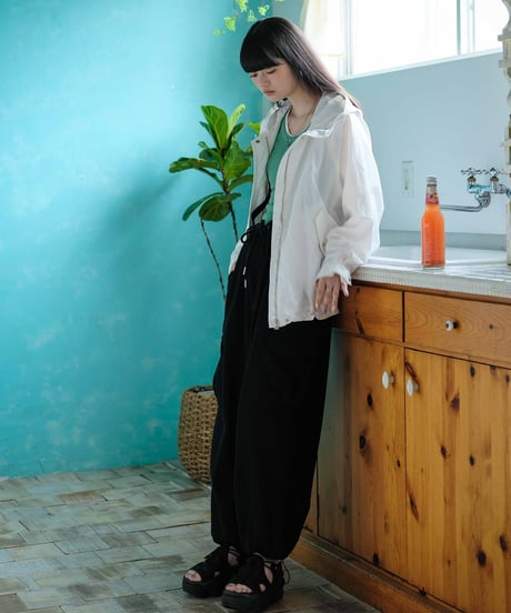 cargo pants with suspenders/2color