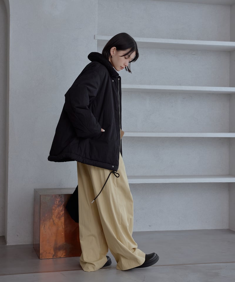 boa collar puffer JK/2color | F A S H I R U