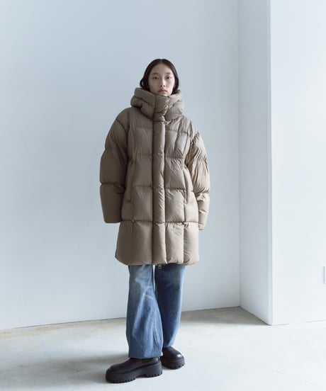 【FINE】hoodie down coat/3color<送料無料>