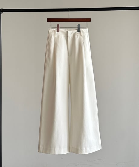 【FINE】tuck wide trousers/3size