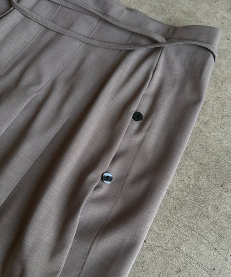 layered pleat midi skirt/2color/3size