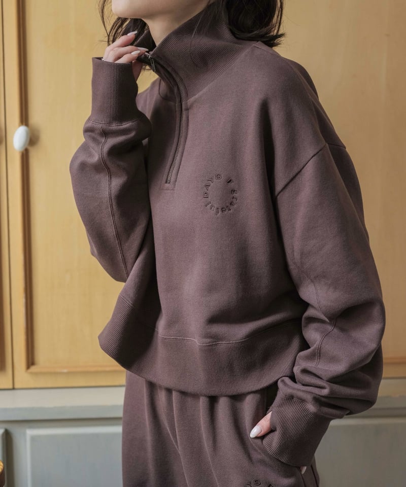 half zip sweat(japan made)/3color | F A S H I R U half zip sweat(japan made)/3color | F A S H I R U