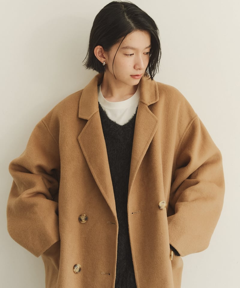 wool double face middle coat/3color | F A S H I