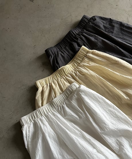 loose gloss shaka pants/3color