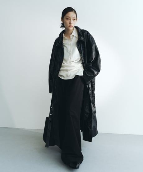 【FINE】smooth waist shape shirts