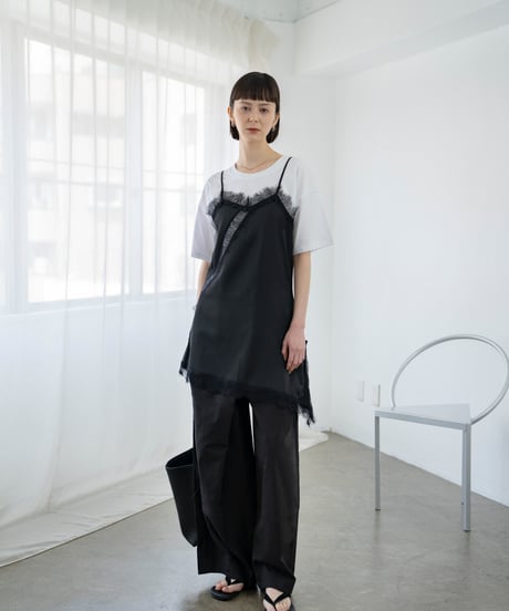 asymmetrical lace camisole