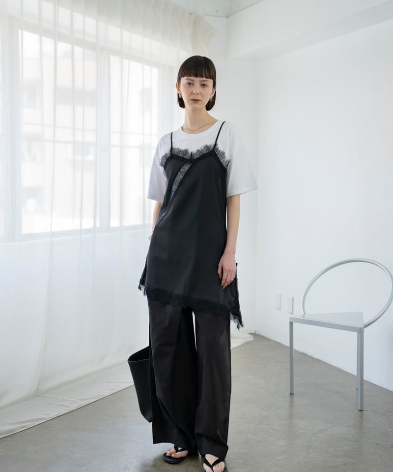 sacai × Pendleton アシンメリーキャミソール asymmetrical lace camisole | F A S H I R U