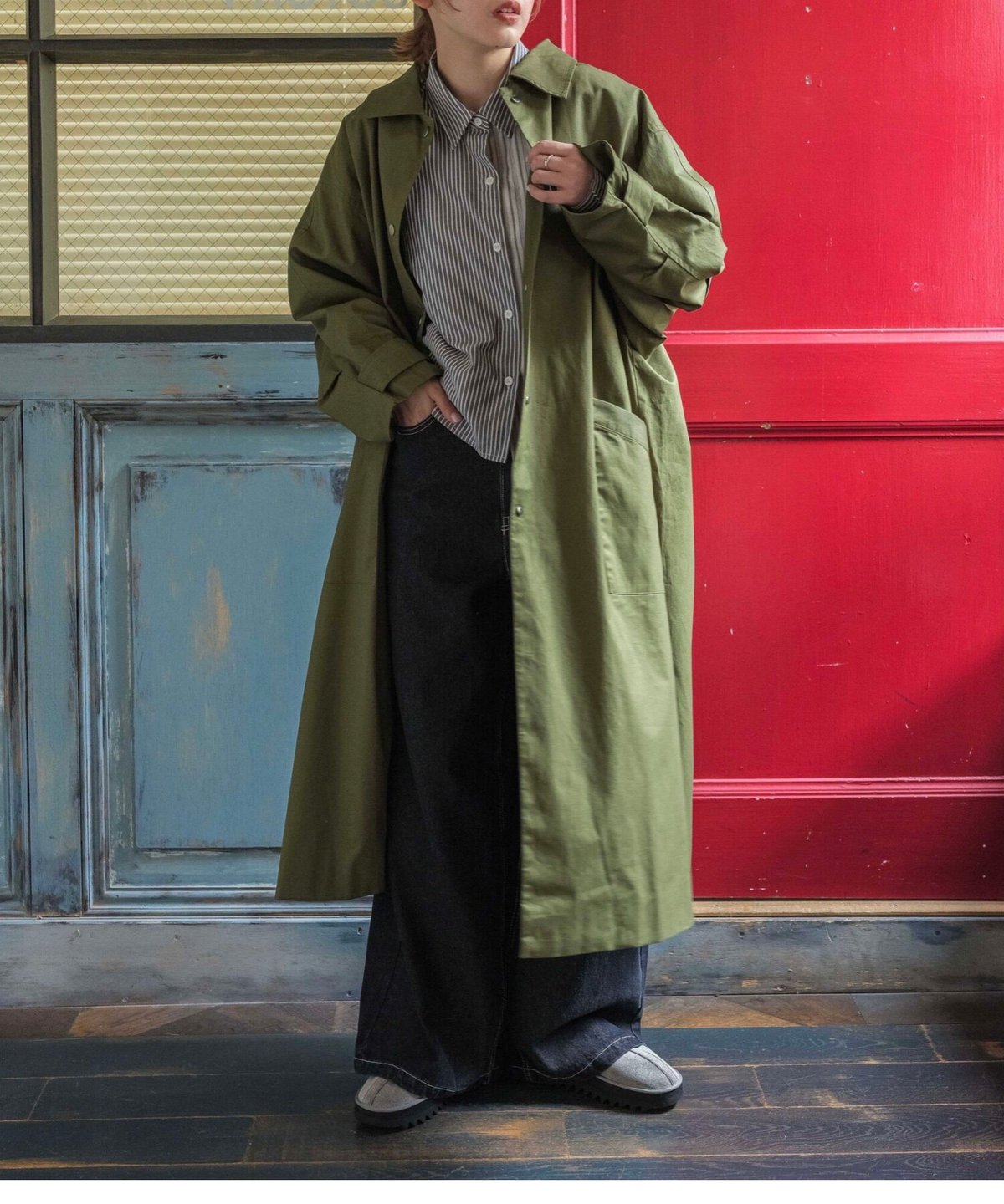 soutien collar coat-long-/3colors | F A S H I R U