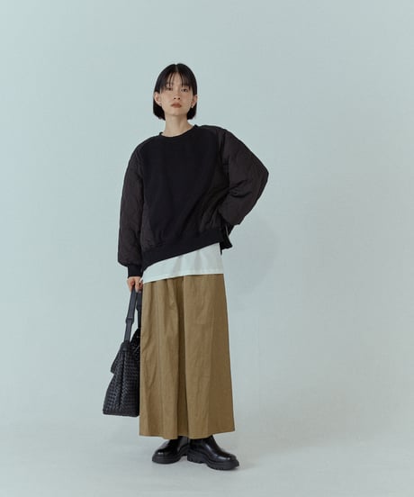 flared leather skirt