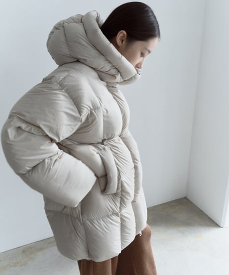 【FINE】hoodie down coat/3color<送料無料>