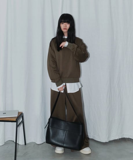 pin tuck sweatshirt / 2color（セットアップ対応）