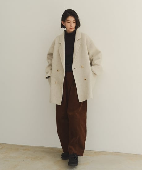 corduroy wide pants/3color