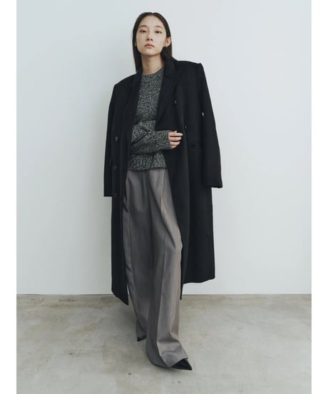 【FINE】wool chesterfield coat/2color