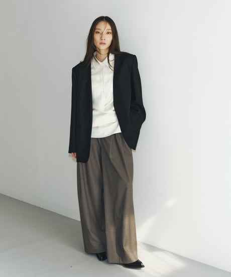 【FINE】smooth waist shape shirts
