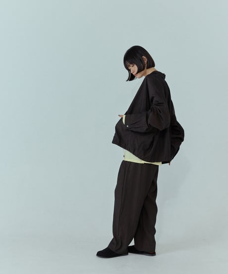 drawstring smooth shirt（セットアップ対応）
