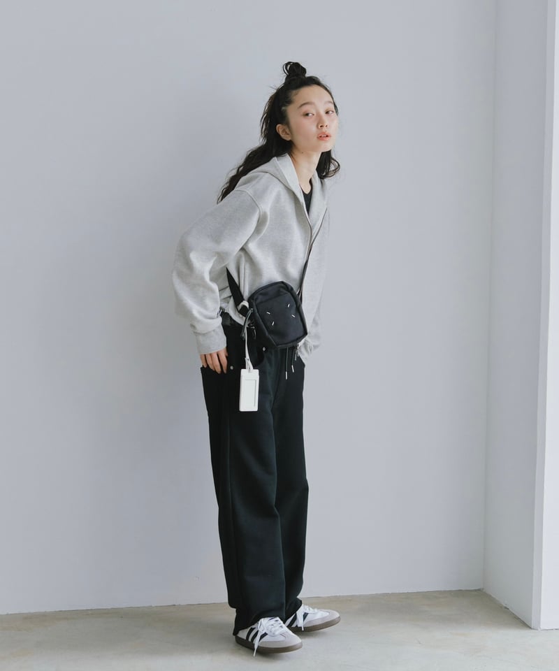 double zip short hoodie/3color | F A S H I R U