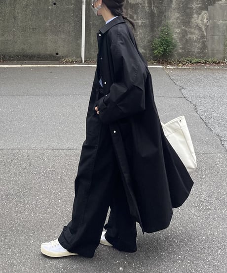 soutien collar coat -long-【綿100%】