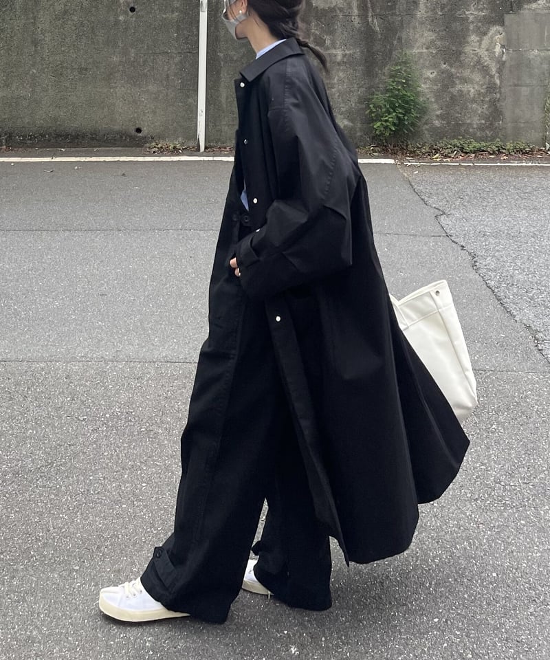 soutien collar coat-long-/3color | F A S H I R U soutien collar coat-long-/3color | F A S H I R U