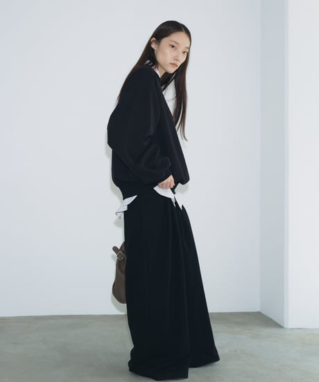 【FINE】tencel blend raglan pullover（setup対応) /2color