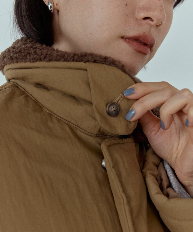 boa collar puffer JK/2color | F A S H I R U