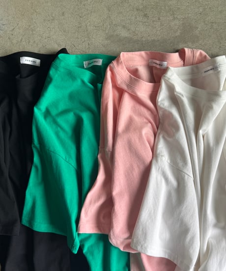 linen-like easy tee/4color