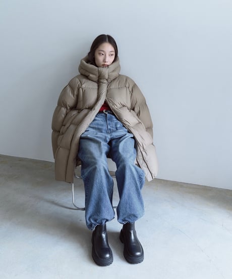 【FINE】hoodie down coat/3color<送料無料>
