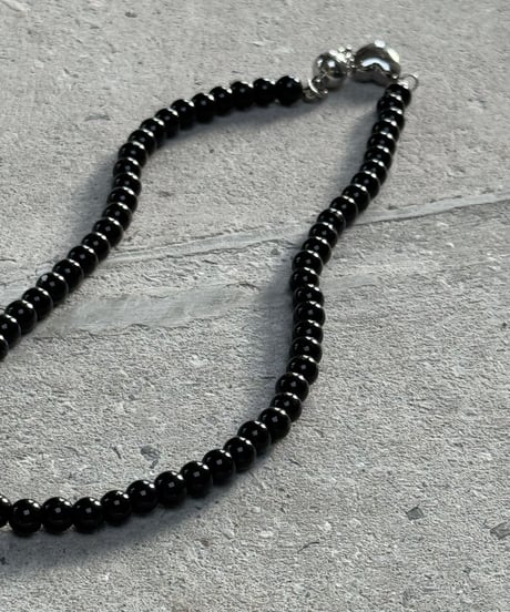 black pearl beads necklace