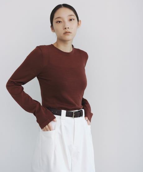 【FINE】basic long cut sew/4color