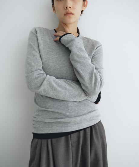 【FINE】basic long cut sew/4color